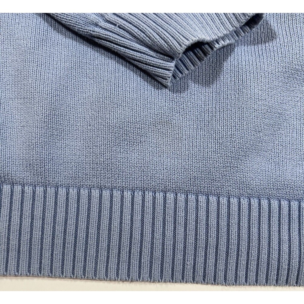 Brooks Brothers 346 Prima Cotton Pullover 1/4 Zip Mock Neck Sweater Men's XL - Picture 3 of 9